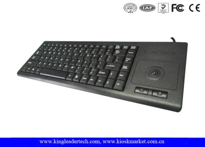 China Teclado de ordenador industrial plástico con llaves de funcionamiento y el Trackball integrado en venta