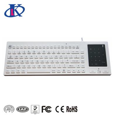 China Waterdicht Backlit Siliconetoetsenbord 2 - in -1 Touchpad de Interface van USB PS/2 van het Aantalstootkussen Te koop