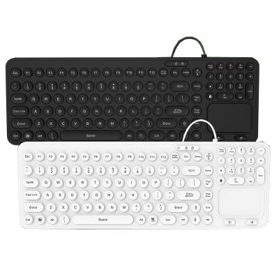 China IP68 Washable Military Medical Industrial Backlit Keyboard With Function Keys,Numerica Keypad And Touchpad for sale