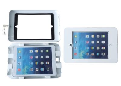 China VESA Holes Ipad Kiosk Enclosure durable, tenedor del quiosco de Ipad laminó el acero en venta