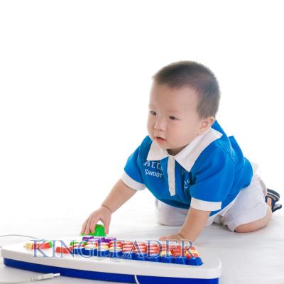 China Teclado de color de prueba de derrames y lavables niños con grandes teclas K-800 en venta