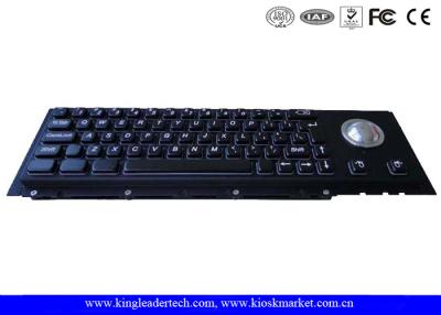 China 63 Cherry Key Industrial Metal Keyboard galvanisierten Schwarzes mit Rollkugel zu verkaufen