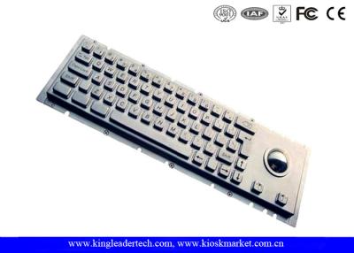 China Teclado mecânico do quiosque da montagem do painel de Keyswitch da cereja IP65 com Trackball à venda