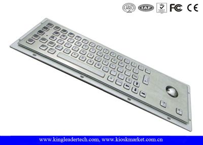 China Ruggedized Platten-Berg-Metalltastatur mit Rollkugel-/Edelstahl-Tastatur zu verkaufen