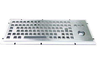 China Teclado de aço inoxidável industrial do quiosque com Trackball à venda