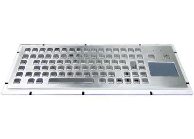 China Teclado industrial de acero inoxidable rugoso con el panel táctil del ratón en venta