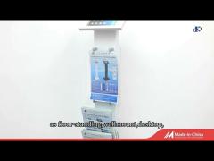 universal anti theft countertop tablet kiosk stand with key locking and screws mounting