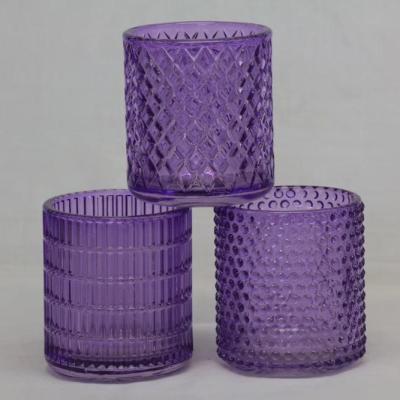 China Wholesale Custom Glass Heat Resistant Hot Selling Candle Holder Candle Jar for sale