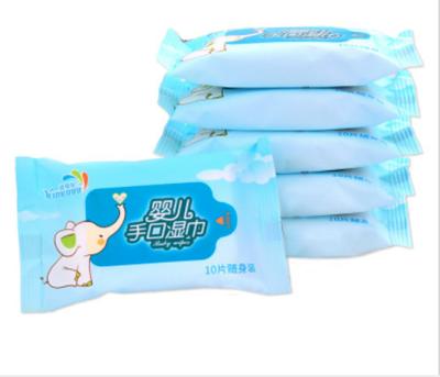 China Portable Fast Delivery Private Label Hand Cleaning Pad Disposable Regenerative Wet Wipes For Household for sale