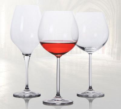 China Best China Wine Quality Lead Free Crystal Stemware, Long Stem Big Mouth Wine Glass, Clear Red Wine Glass Drinking Glass for sale