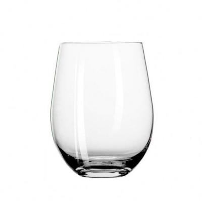 China 18 Ounce White Wine Glasses Machine Made Stemless Wine Glasses Amazon Foundations CLASSIC Stemless Glass & Red for sale