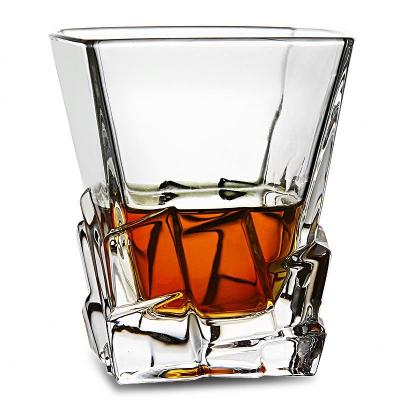 China CLASSIC Unique Whiskey Glasses - Iceberg Collection - Scotch, Liquor or Bourbon Tumblers for sale