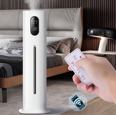 China Floor-Standing Humidifiers Top Fill  Cool Mist Air Purifiers 8L Humidistat UV Sterilizer for sale