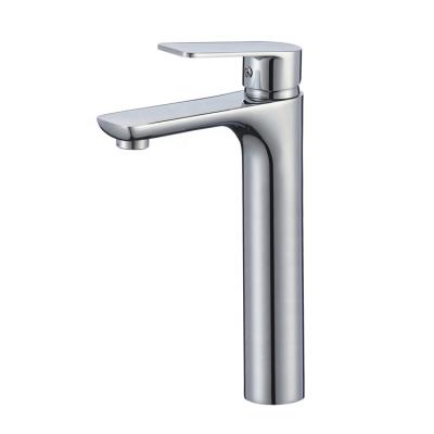 China Modern Brass Metered Faucets Chrome Basin Faucet Basin Mixer, Health Water Sink Bathroom Brass Basin Faucet for sale