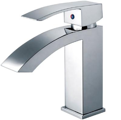 China Metered Faucets High Quality Luxurious Deck Mounted Single Handle Bathroom Zinc Tall Basin Faucet for sale