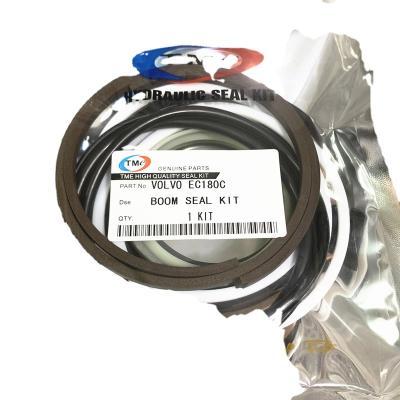 China Genuine EC180C Oil Resistance Excavator Rumble Hydraulic Cylinder Seal Kit for sale