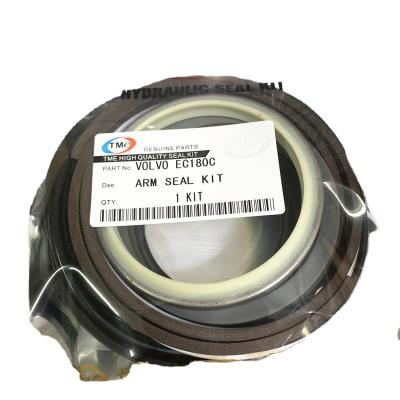 China Genuine Oil Resist Excavator EC180C Dipper Arm Cylinder Sealing Kit 14519505 for sale