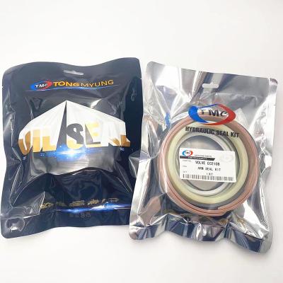 China Genuine Volvo EC210BLC EC210 EC210B 14515053 Oil Resistor Arm Cylinder Gasket Kit 14515052 14589132 for sale