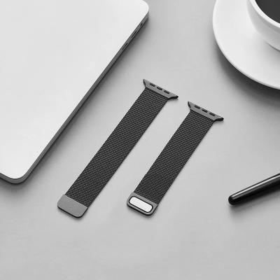 China 2021 Popule Latest Wholesale Stainless Steel Magnetic Watch Band For Apple Watch1 2 3 Generation 42mm 40mm Magnet Strap Powerful for sale