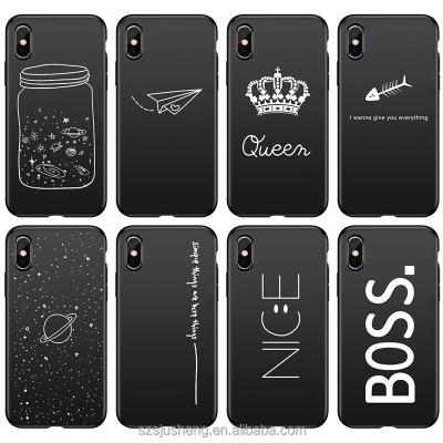 China Factory wholesale custom shockproof TPU embossed printed phone case for max unisex iphone12 8plus xsmax 11pro phone bags anti-dropmobile for sale