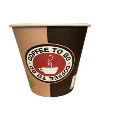 China Wholesale Custom Logo / Size Single Wall Double Wall Coffee Disposable Paper Cups for sale