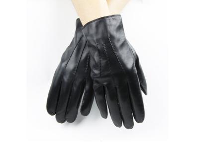 China Basic Mens Leather Driving Gloves With Elastic Wrist Mix Color Sheep Leather for sale