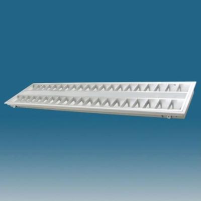 China Recessed Mounted T5 Grille Canopy Fitting T5 Recessed Fluorescent Lamp for sale