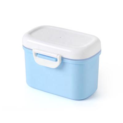 China Mini Sealed Milk Powder Rice Powder Mini Sealed Milk Powder Box Portable Large Capacity Storage Tank BPA Free Baby Outgoing Packing Box for sale