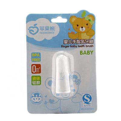 China Manual baby finger sets milk toothbrush for sale