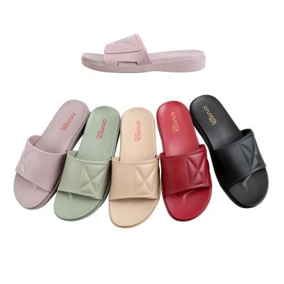 China Fashion Trend Women PVC Slipper , Soft Lady Plastic Slipper for sale