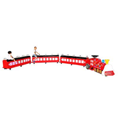 China Theme Park Amusement Park Rides Track Track Electric Train Used Train Amusement Tourist Rides for sale