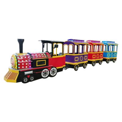 China Theme Park Amusements Rides Electric Used Tourist Train With Trackless For Sale for sale