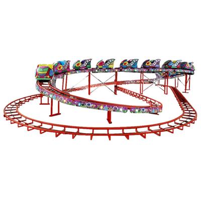 China Newest Theme Park Kids Amusement Park Rides Life Size Amusement Park Rides Electric Roller Coaster Roller Coaster Dinosaurs for sale