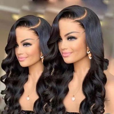 China Wholesale Brazilian Lace Front Wig, Body Wave Virgin Human Hair Lace Front Wig For Black Women, Pre Pluck Lace Wig With Baby Hair for sale