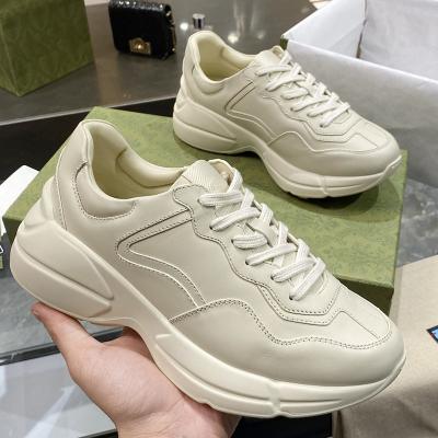 China Original Platform Luxury Anti-slippery Brand Ladies Shoes Women White Running Casual Designer Unisex Breathable Sneakers for sale