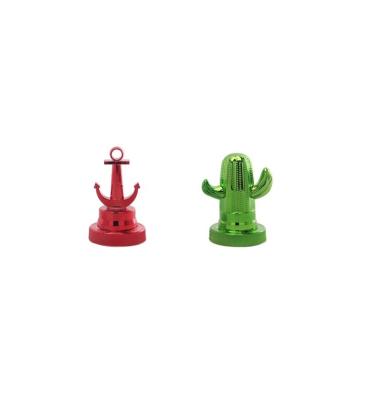 China Non Spill Custom Cactus Shape Plastic Bottle Cap for sale