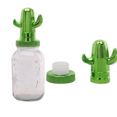 China Non Spill Food Grade Cactus Shape Plastic Cap For Bottle for sale