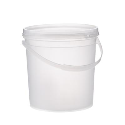 China Lock 100% pp cool edge 4 L 1 gallon round household plastic bucket for water for sale