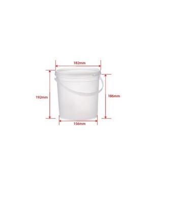 China Plastic Beer/Water/Paint/Food Storage 3L Bucket With Plastic Handle And Lid for sale