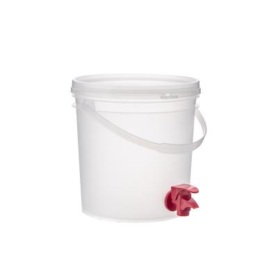 China Wholesale Food Grade 3L Edge Lock 0.8 Gallon Cheap Plastic Water Bucket With Faucet Lid Handle for sale