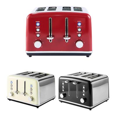 China Home Bread Maker Machine Stainless Steel Bread Maker Machine Electric Automatic Sandwich Toaster Maker 4 Slices for sale