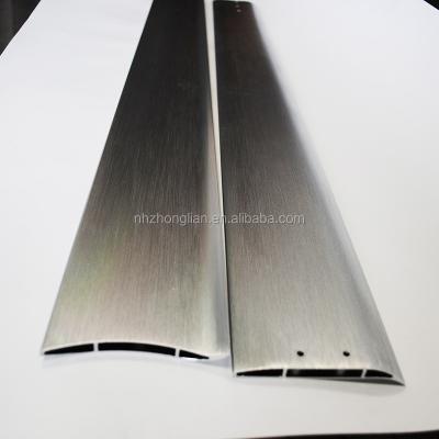 China Wood Grain Aluminum Flooring Strips wow! ! Pedestal Aluminum Skirting Board, Foshan Decoration Aluminum Skirting Strip Factory / Wood Grain Aluminum Flooring Strips for sale