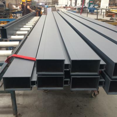 China Transport tools high quality low price curtain wall aluminum profile vs1 saintgoven 6063-T5 anodized aluminum profile for sale