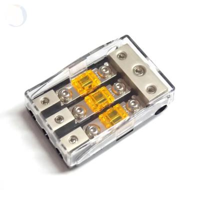 China 3 Ways 3P 3 position 30A 40A 50A 60A 70A 80A 100A 120A ANS Automotive Subwoofer Car Audio Fuse Holder for sale