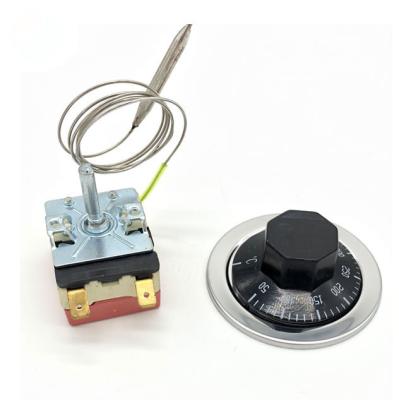 Κίνα Adjustable Thermostat Temperature Control Switch 50-300 Safety High Limit Capillary Thermostat Knob προς πώληση