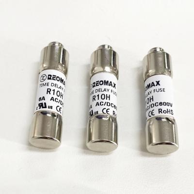 China Clase CC Fusiles con retraso en el tiempo 10X38 mm Fusiles circulares de tubería 5AG 13/32 diámetro 1Amp a 60Amp Fusibles 5a 300v iguales a ro15 en venta