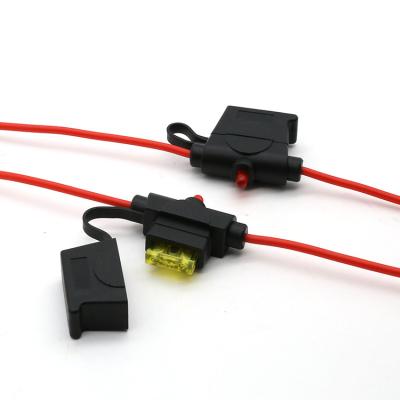 Cina LPR-04B-I-12R 30A 12AWG Wire Regular Blade In-Line Fuse Holder Con Indicatore di Luce LED in vendita