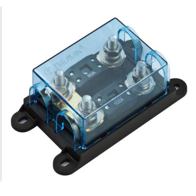 China 2 en 1 tenedor del fusible del gemelo de ANM emperne abajo el tenedor automotriz del fusible de 50 amperios en venta