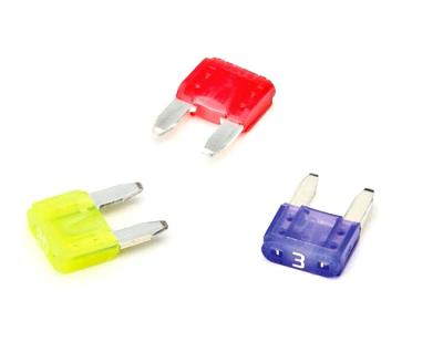 China La UL de Mini Blade Fuse del fusible de la CPE BFMN enumeró a PAT Ag Plated Mini Fuse 1A~30A 32V 1KA ISO8820-3 en venta