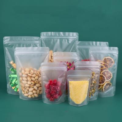 China Disposable plastic top zipper/food packaging plastik bag 3 sides seal zipper bag stand up pouch ziplock bag for meat, pork, beef, seafood for sale